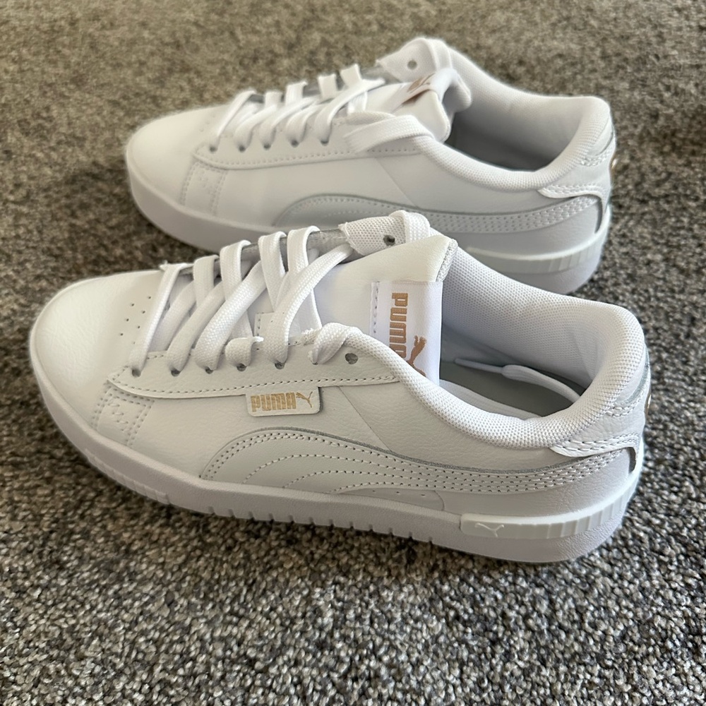 Puma Women's Sneakers Jada SC Better White Team Gold Size 6 - Just Tried On - Picture 4 of 8